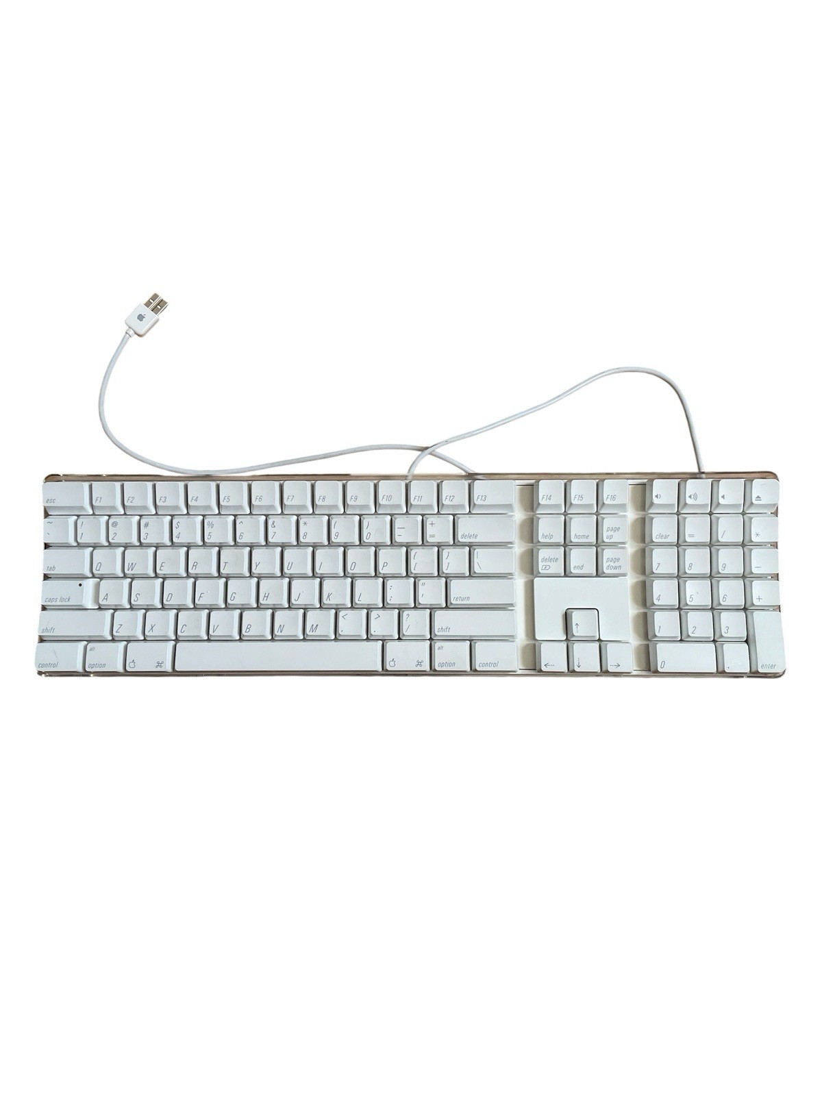 Genuine Apple A1048 English USB Wired Full Size USB Keyboard 2003