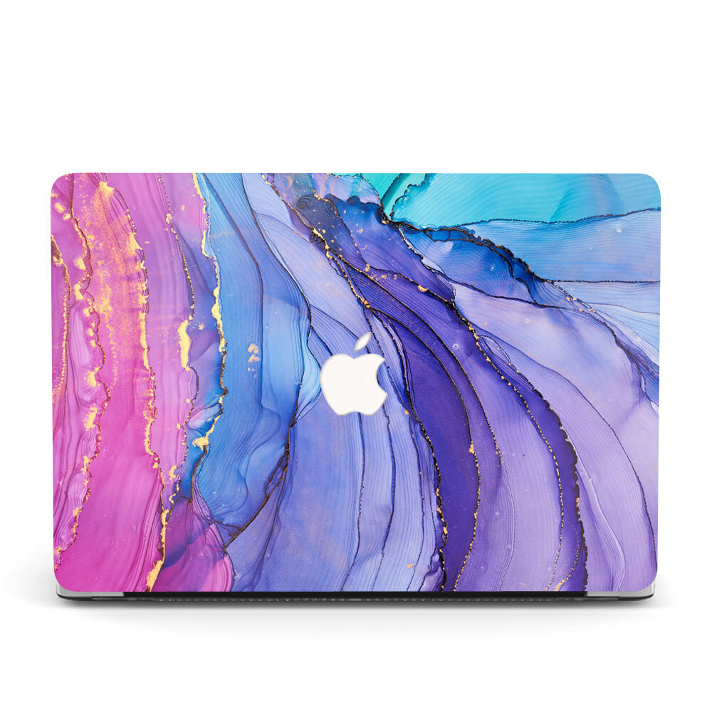 Abstract Fluid Swirl Marble Case For Macbook M2 Air 13 12 11 Pro 14 15 16 inch