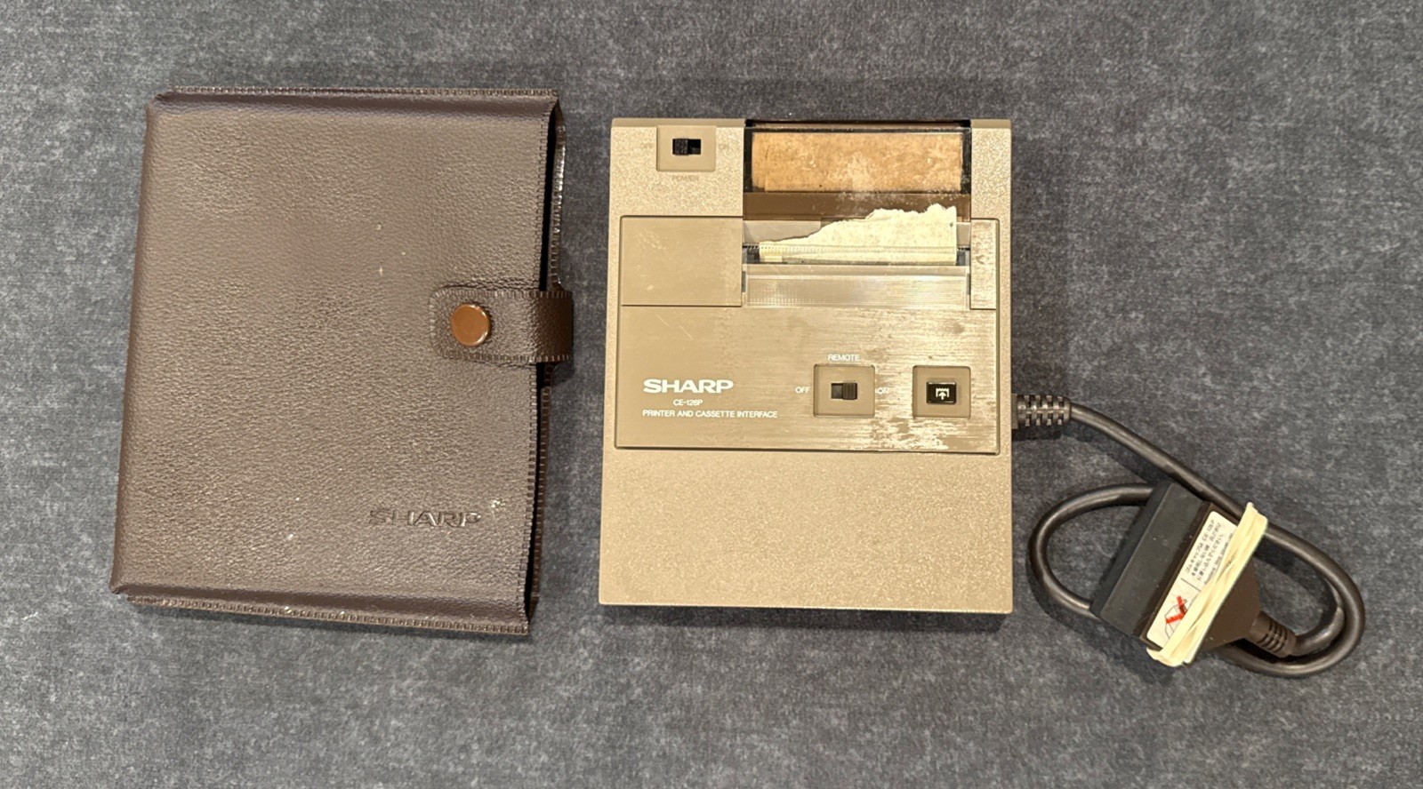 Vintage Sharp CE-126P Printer & Cassette Interface Works Great Fast Shipping