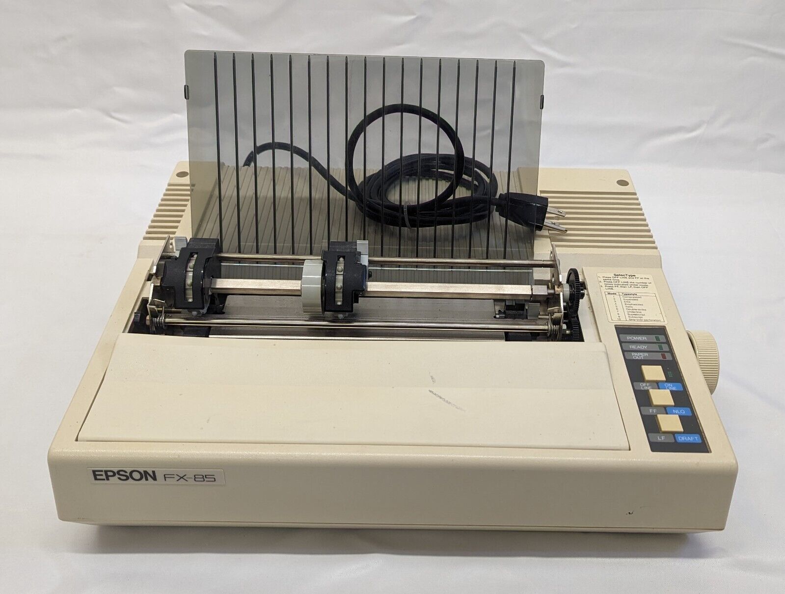 Rare Vintage Epson FX-85 Dot Matrix Printer