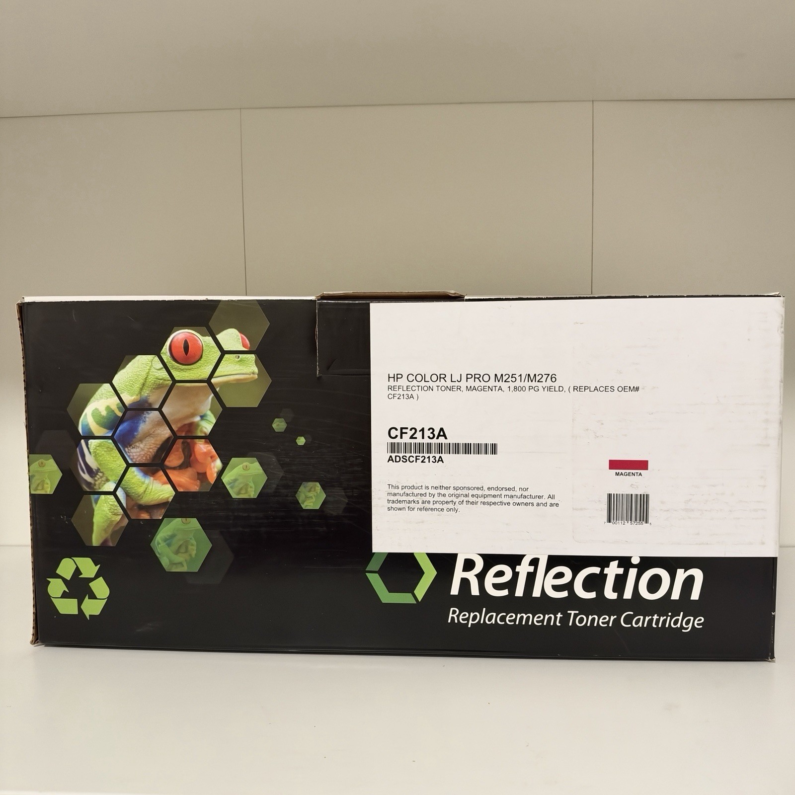 HP COLOR LJ PRO M251/M276 REFLECTION TONER, MAGENTA REPLACES OEM# CF213A