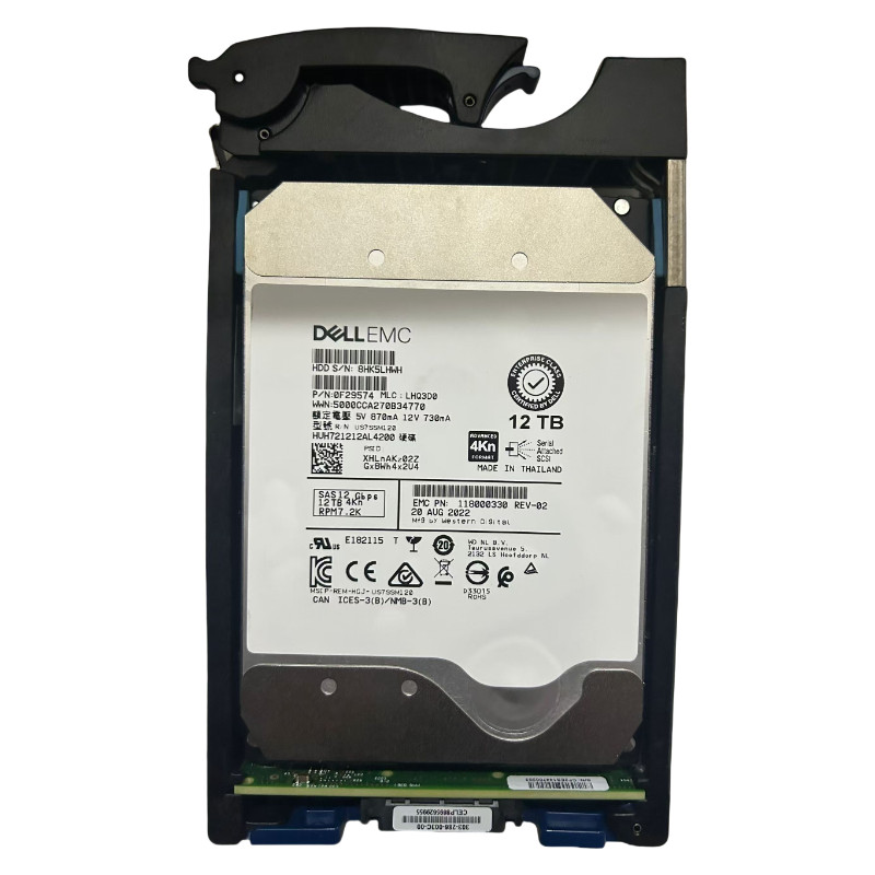 EMC 12TB D4-VS07-12000 005053214 005053215 12Gb NL SAS Hard Drive HDD