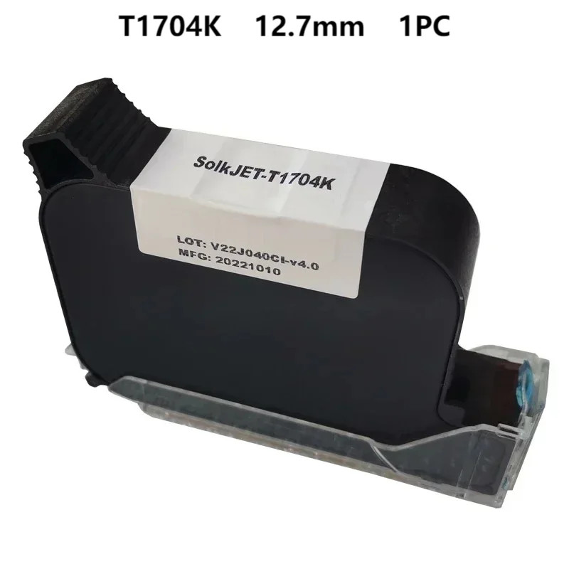 T1704K 12.7mm Original High Adhesion Ink Cartridge Fast Drying Water-proof Solve