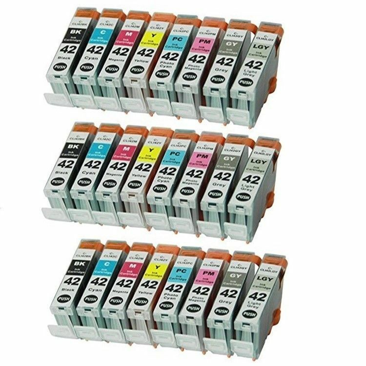 24 PK Combo Ink Cartridges Set for CLI-42 Canon Pixma Pro100 Pro 100 Printer