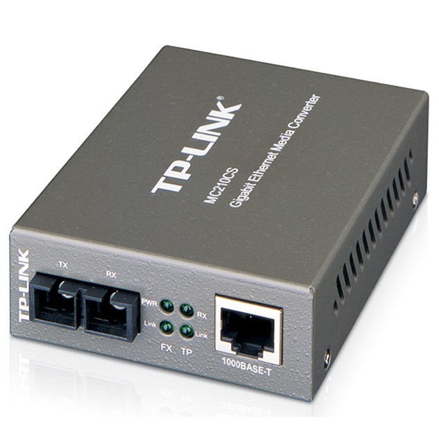 TP-LINK MC210CS Gigabit Media Converter - Singlemode SC