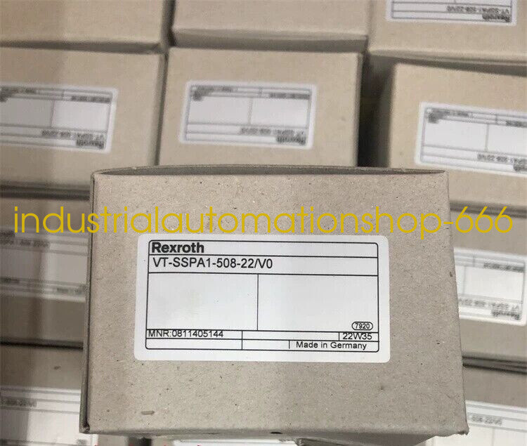 1PC NEW Rexroth Amplifier 0811405144 VT-SSPA1-508-2X/V0/0 Via DHL or FedEX
