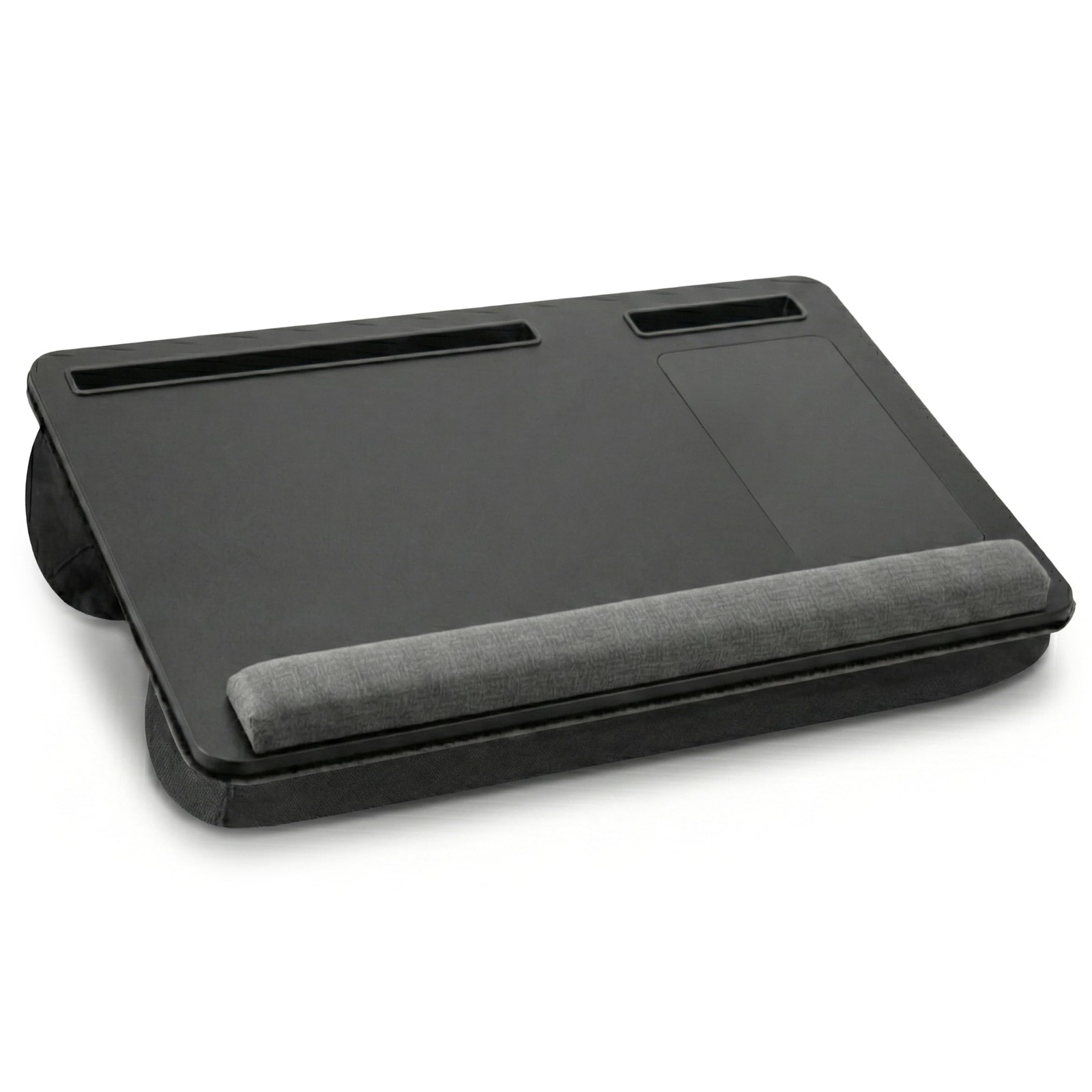Lap Desk Soft Cushion Portable Laptop Desk Bed Couch Fits 17 Inch Black