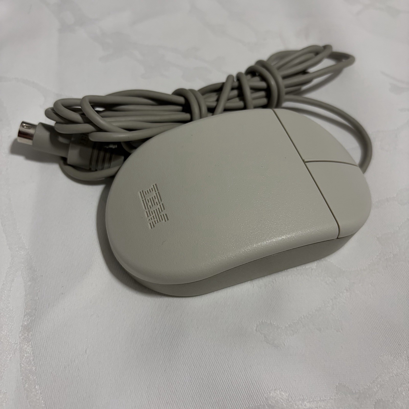 IBM PS/2 Wired Mechanical Mouse Scroll Wheel 3-Button Gray 33G5430 33G5420