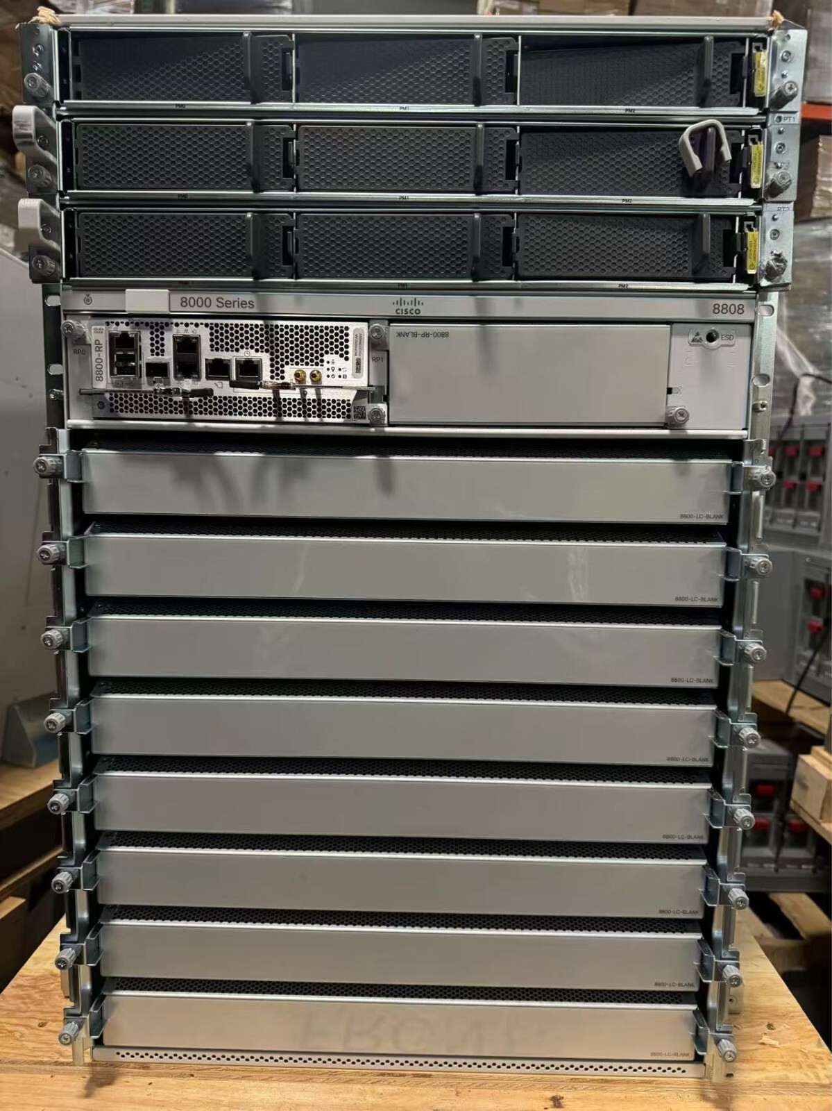 Cisco 8800 Series Router Chassis 8808 8 Line cards 8808-RP