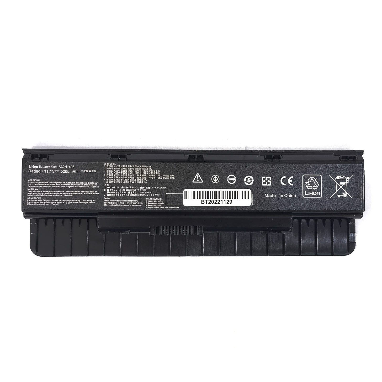 5200mAh A32N1405 A32NI405 Replacement Battery for ASUS G551 G58JK G771 G771JK