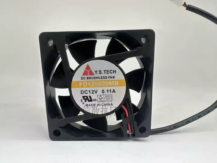 1PCS Wonsan Y.S.TECH 6020 FD126020MB 12V 0.11A 6CM 60x20mm Fan