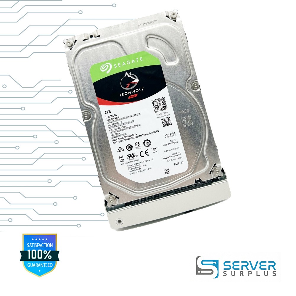 Seagate IronWolf 4TB SATA 3.5 in Enterprise HDD | ST4000VN008