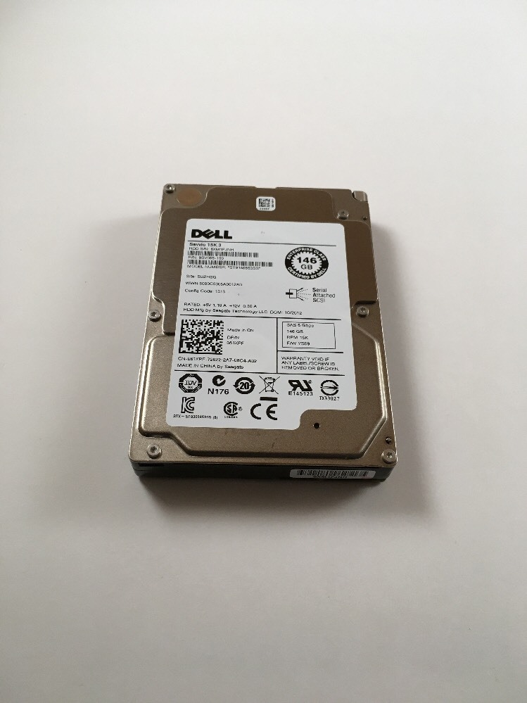 DELL Savvio 61XPF 061XPF ST9146853SS DELL 146GB 15K 6GB SFF 2.5'' SAS HDD