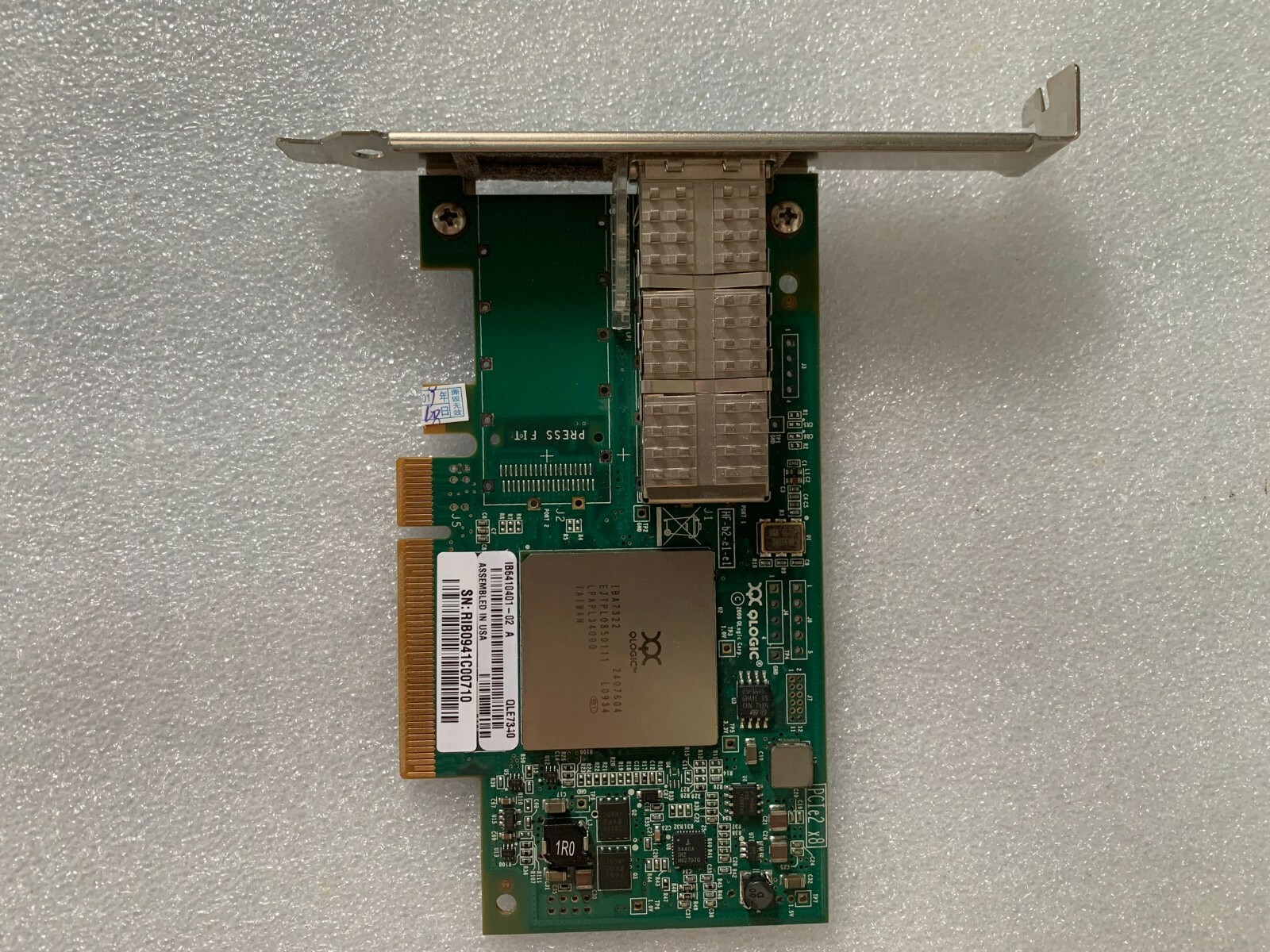 QLOGIC QLE7340 40Gbps QDR InfiniBand PCI Express PCI-E Adapter 40GB/s-