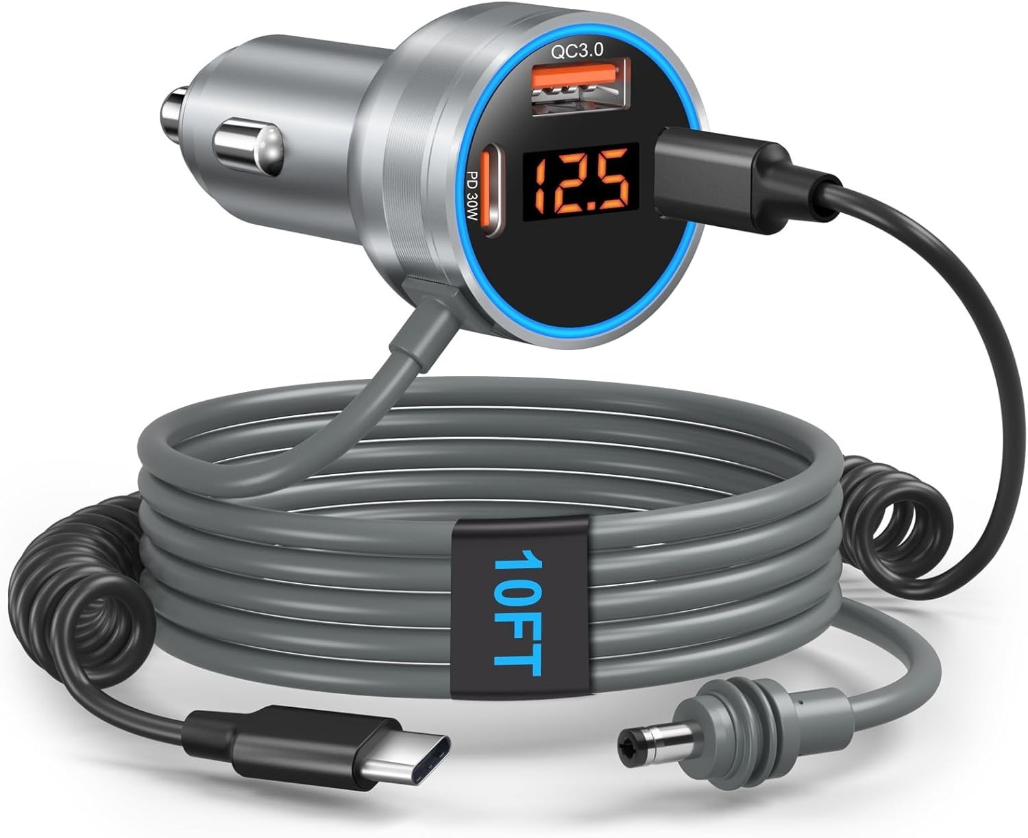 Starlink Mini Cable 10FT,  4 In1 Starlink Mini Car Charger 12V DC Power Cable+60