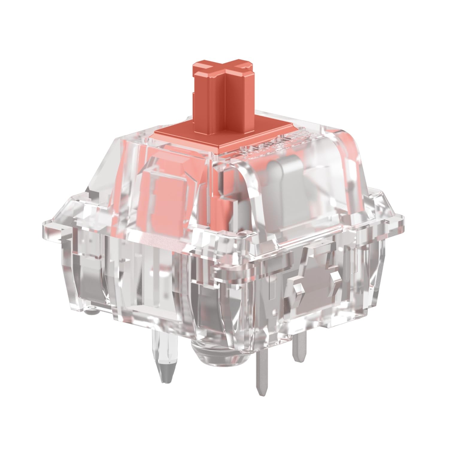 Fox Ultralight Linear Silent Red Switches 110 PCS PreLubed RGB Hotswap