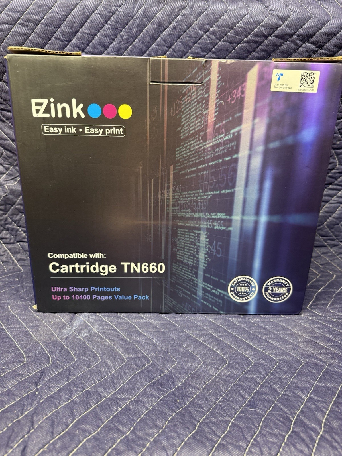 E-Z Ink TN660 Compatible Black Laser Toner Cartridges for Brother, 3 Pack
