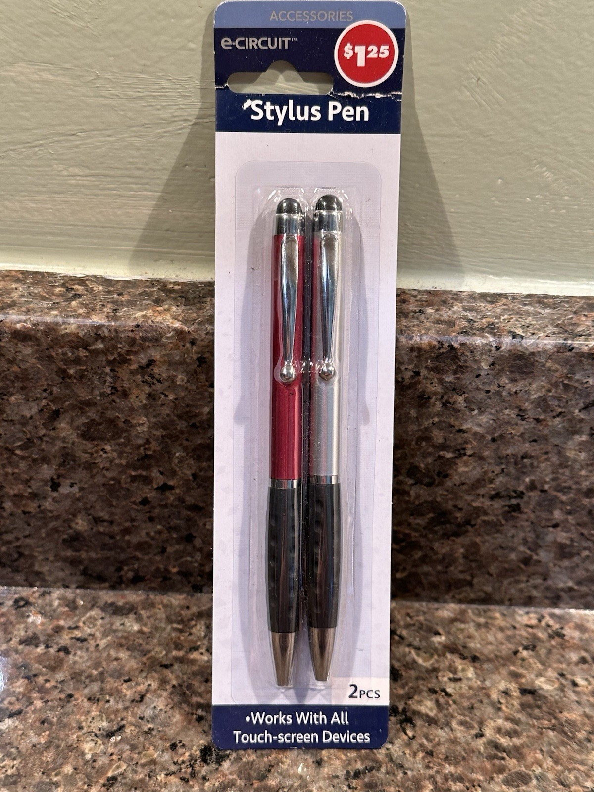 E-CIRCUIT UNIVERSAL TOUCH-SCREEN STYLUS PENS FOR ALL DEVICES NEW 2pcs