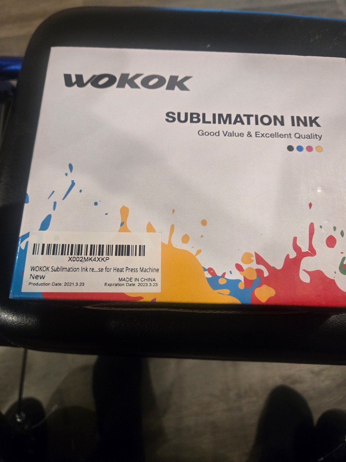 WOKOK Sublimation Ink Refill Bottles 100ML Each  (4 Colors) NEW/SEALED