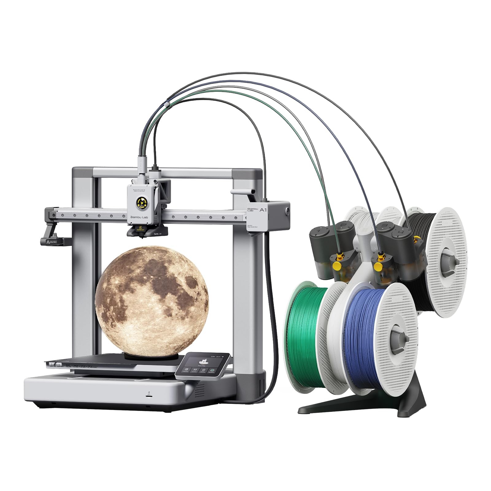 Bambu Lab A1 Combo + LED Lamp Kit Support Multi-Color 3D Printing High Speed