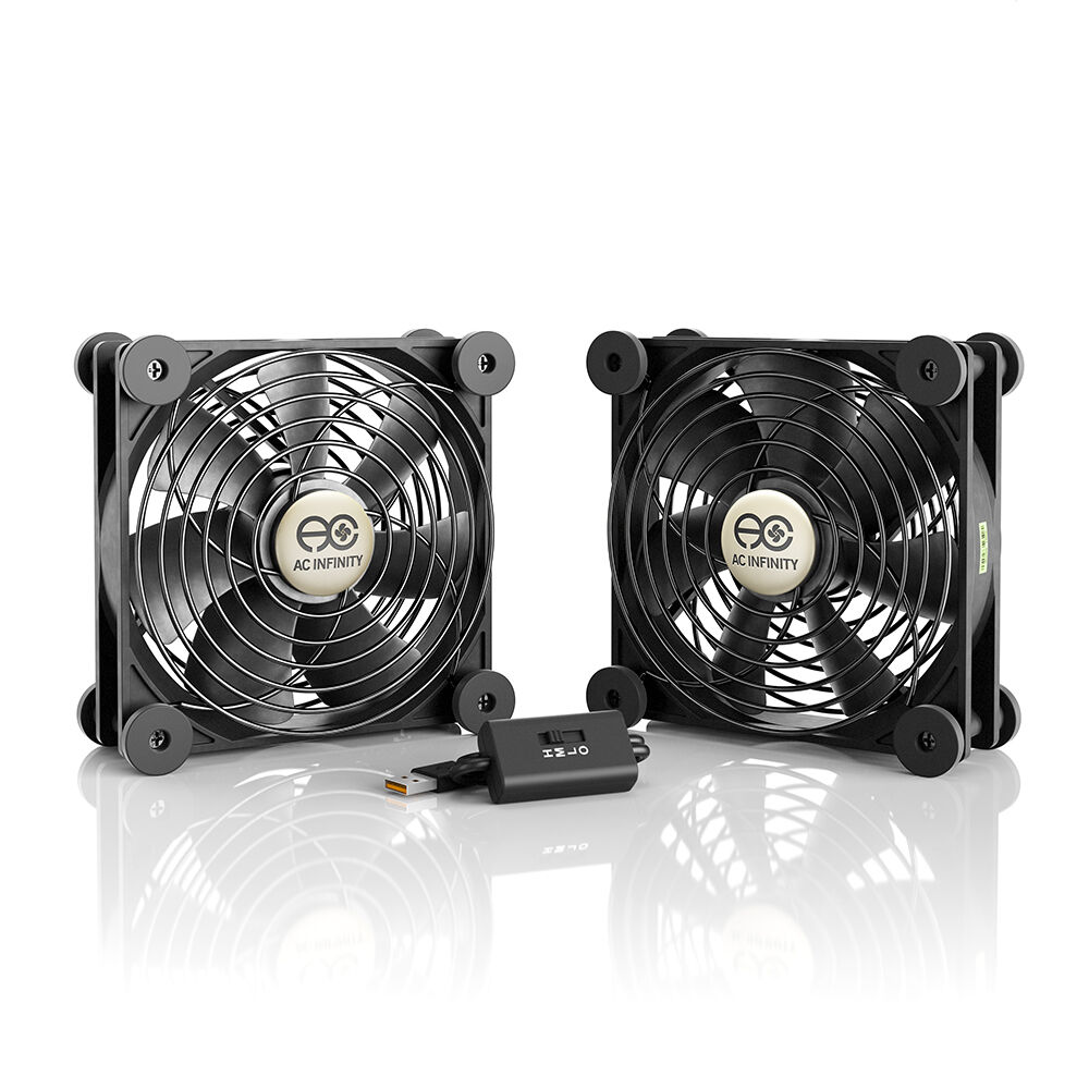 MULTIFAN S7, Quiet Dual 120mm USB Cooling Fan for Receiver DVR Computer Cabinets