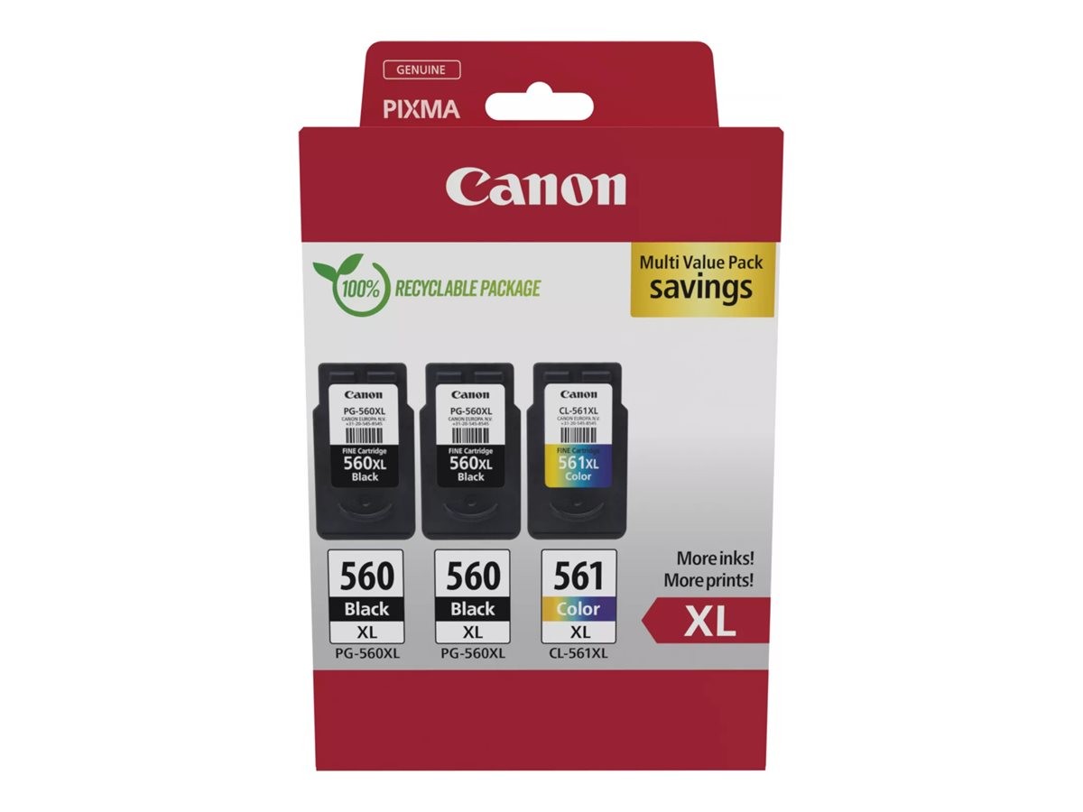 Canon PG-560 XL x2 / CL-561 XL Multi Pack Printer Cartridge 3712C009