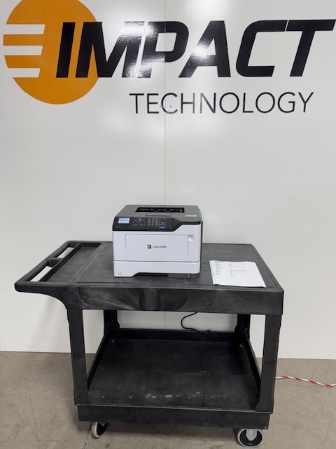 Lexmark M1246 Mono Laser Printer 36S0320 Network USB w/Toner-VERY LOW METER