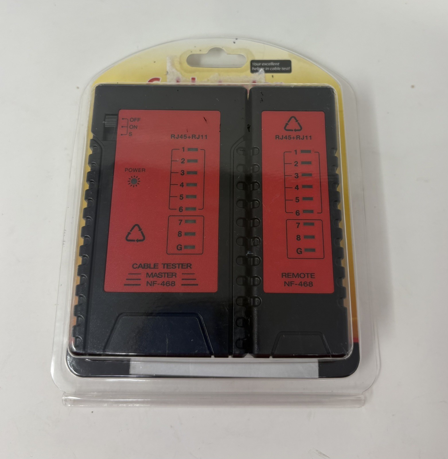 NF-468 Network Cable Tester For RJ11  RJ45 BNC Telephone Line