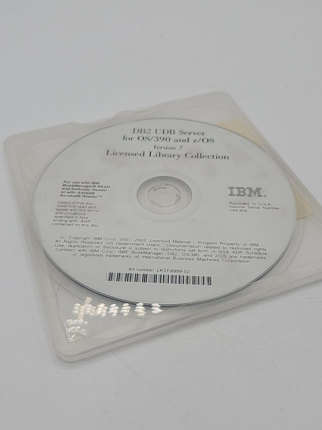 IBM DB2 UDB Server for OS/390 and z/OS Version 7 Licensed Library Collection