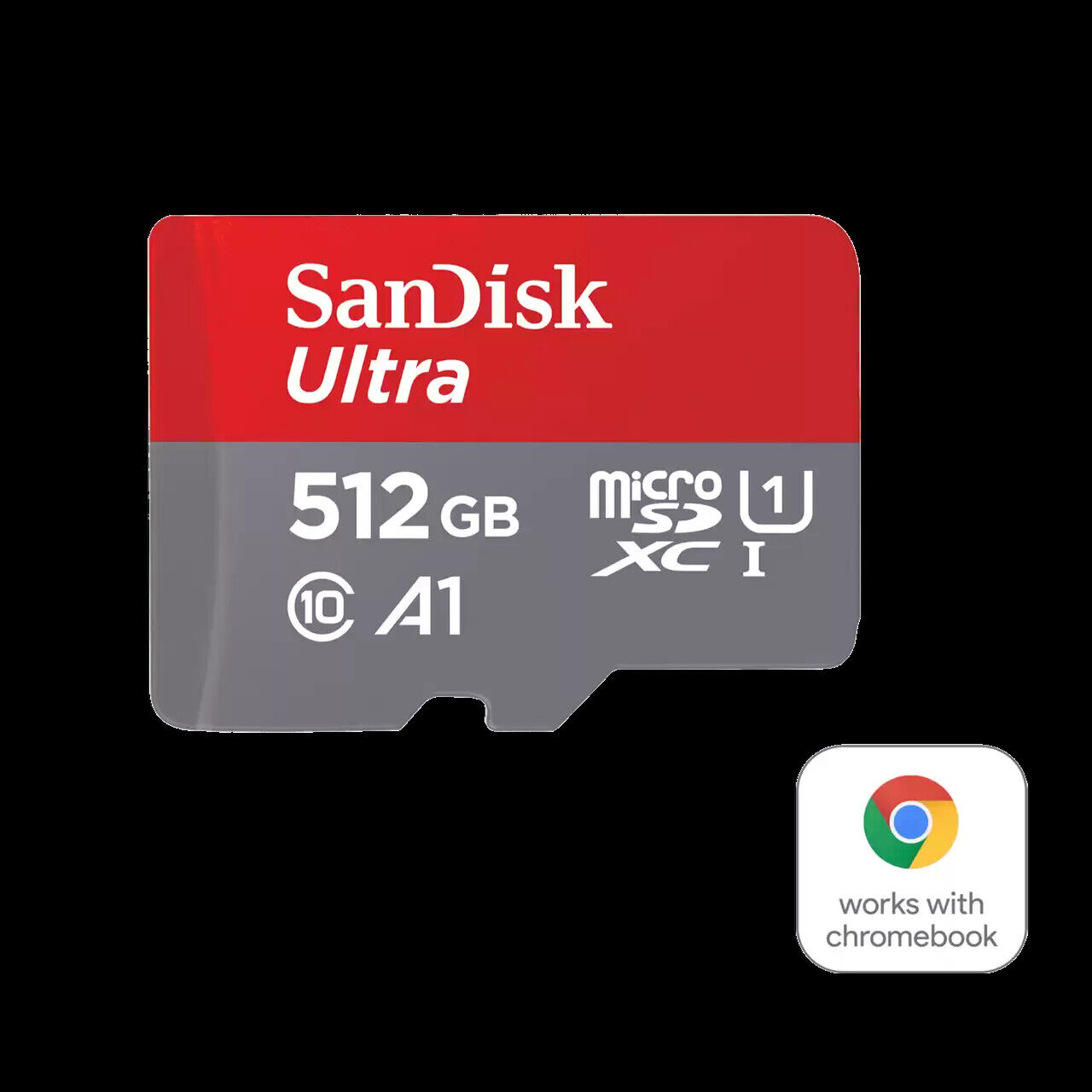 SanDisk 512GB Ultra microSD Memory Card for Chromebook - SDSQUAC-512G-GN6FA