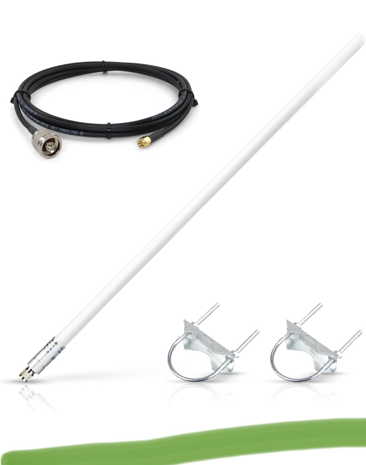 12dbi 915MHz LoRa/LPWAN Indoor/Outdoor Fiberglass Helium Hotspot Antenna Kit