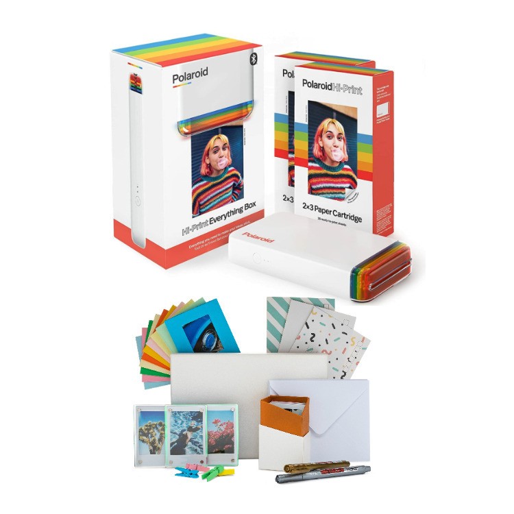 Polaroid Originals Hi Print Bluetooth Photo Printer Everything Box Bundle FUN