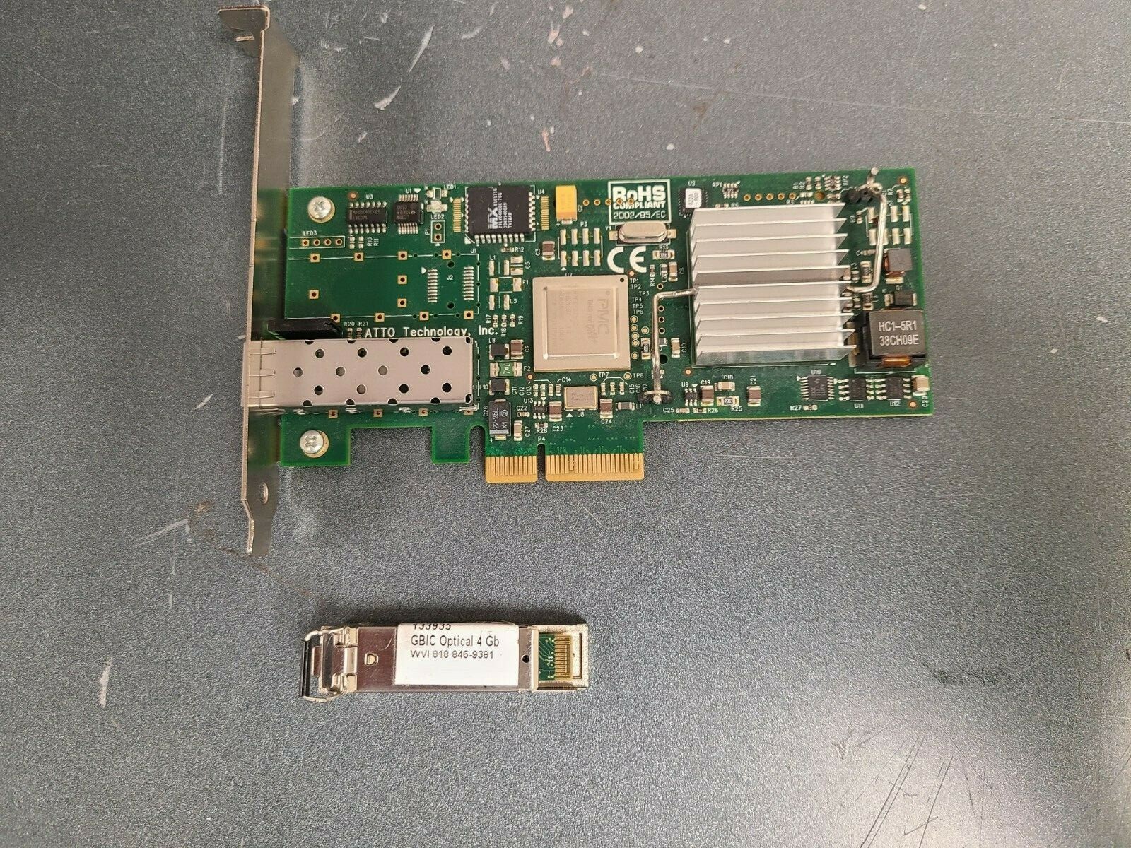 ATTO Celerity FC-41ES Dual-channel 4-Gigabit Fibre PCIe  Adapter w/ Tranceiver