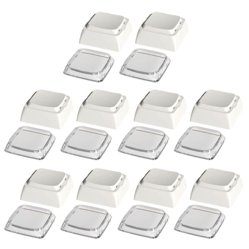 10Pcs PC Blank Keycaps Mechanical Keyboards Installation 1U XDA Profile Key