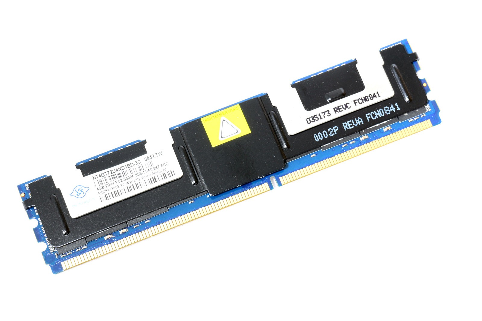 Nanya NT4GT72U4ND1BD-3C PC2-5300F-555-11-F0 4GB FB DIMM Server Memory RAM