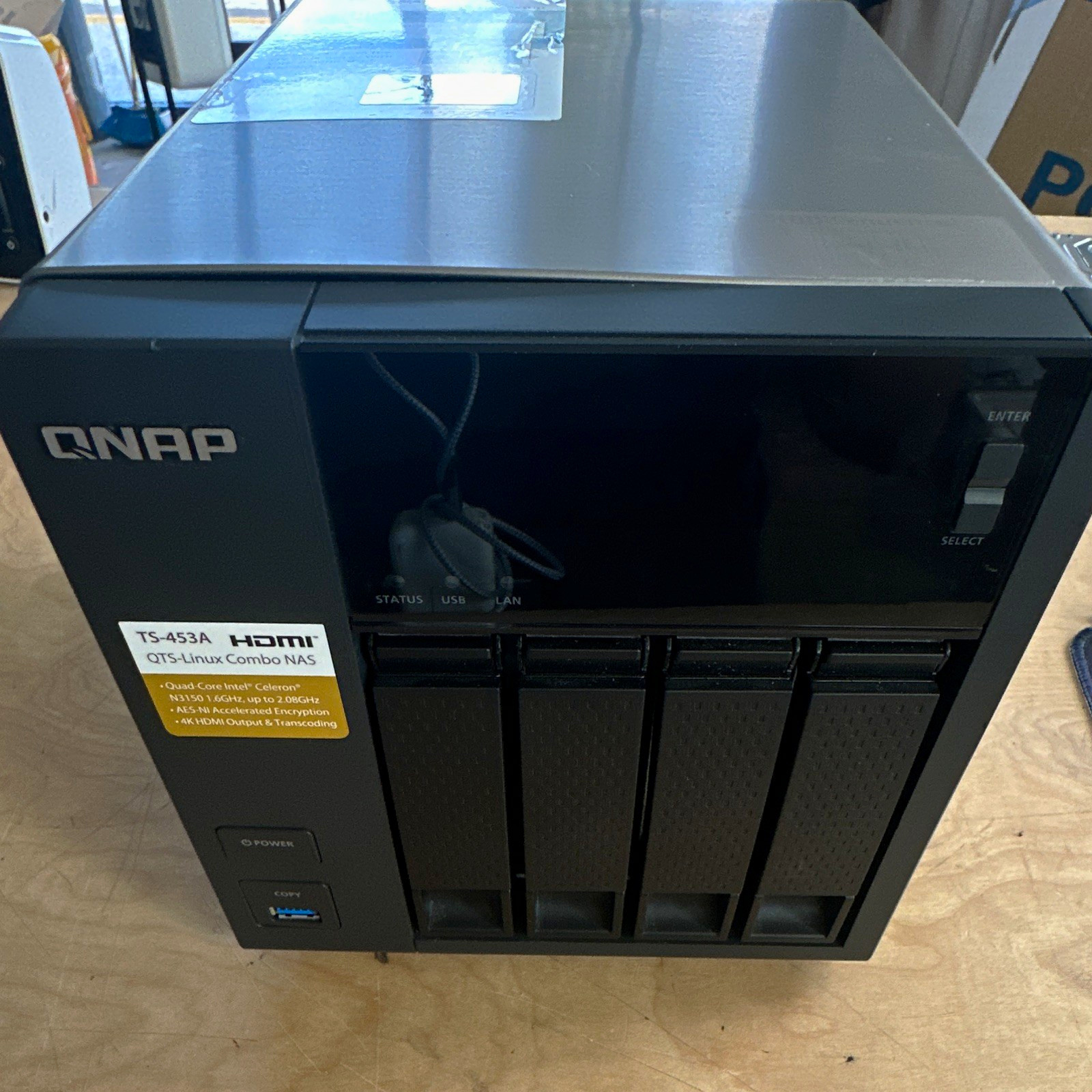 QNAP TS-453A QTS-Linux Combo NAS Enclosure Only 