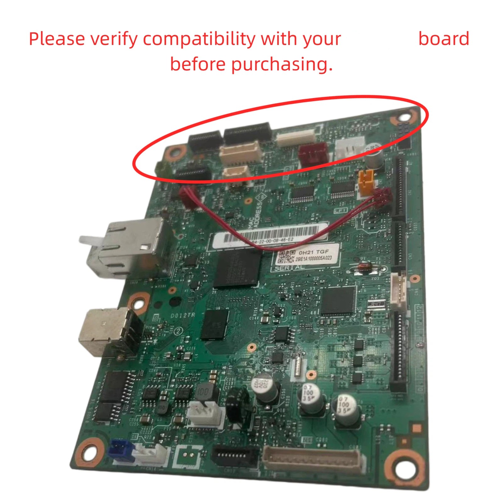 Main Board Motherboard B57T200-2 Fits For Brother MFC L2750DW MFC‑L2750DW