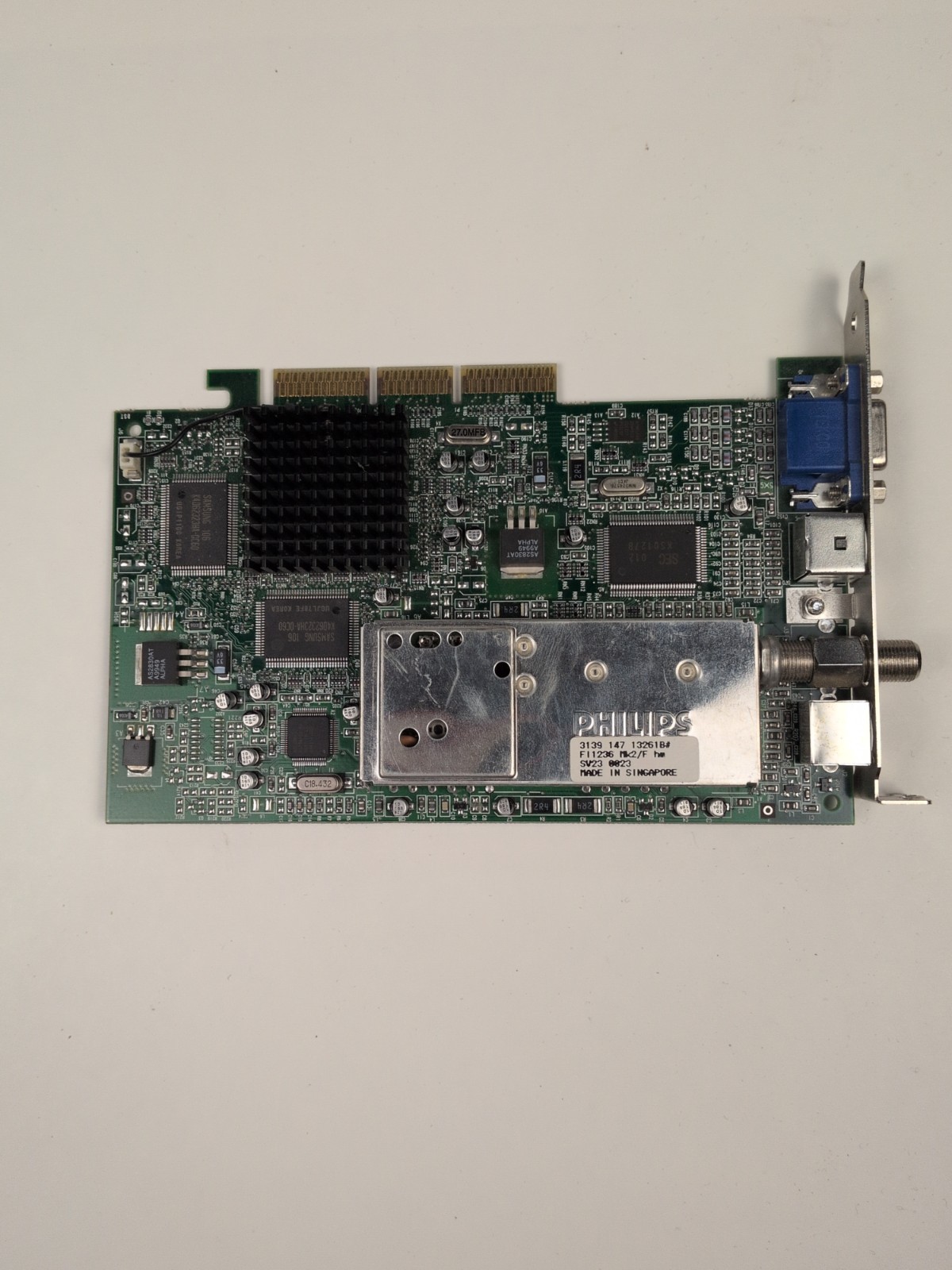Vintage Matrox AGP Video TV Tuner Card 7006-0201 Rev A 2000