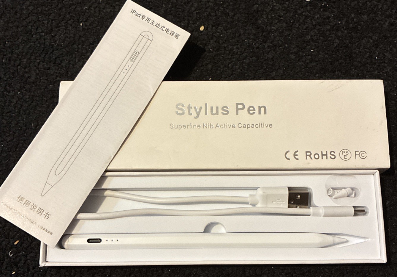RoHS Dual Mode Charging Magnetic iPad Charging Stylus Pen (compatibility In Desc