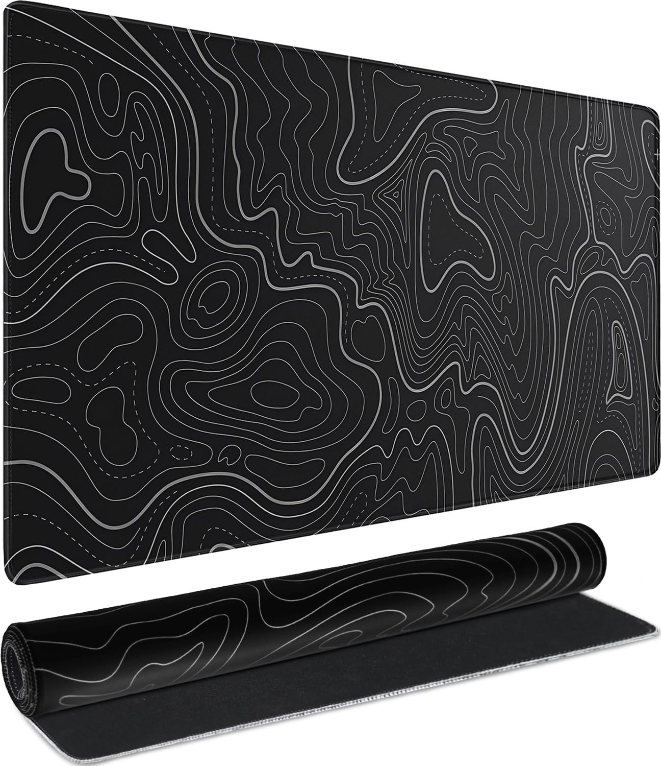 Large Gaming Mouse Pad, Waterproof Extra Large Mousepad with Stitched Edge