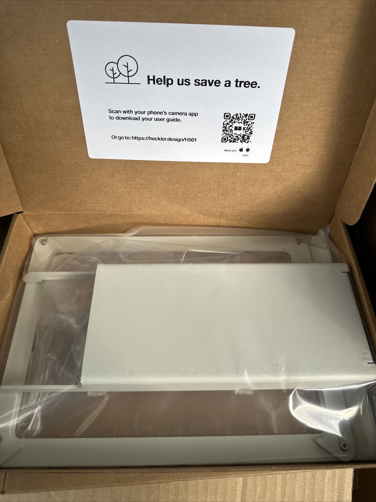 Heckler Windfall Side Mount for iPad/Pro 9.7" - Grey White - H501-GW