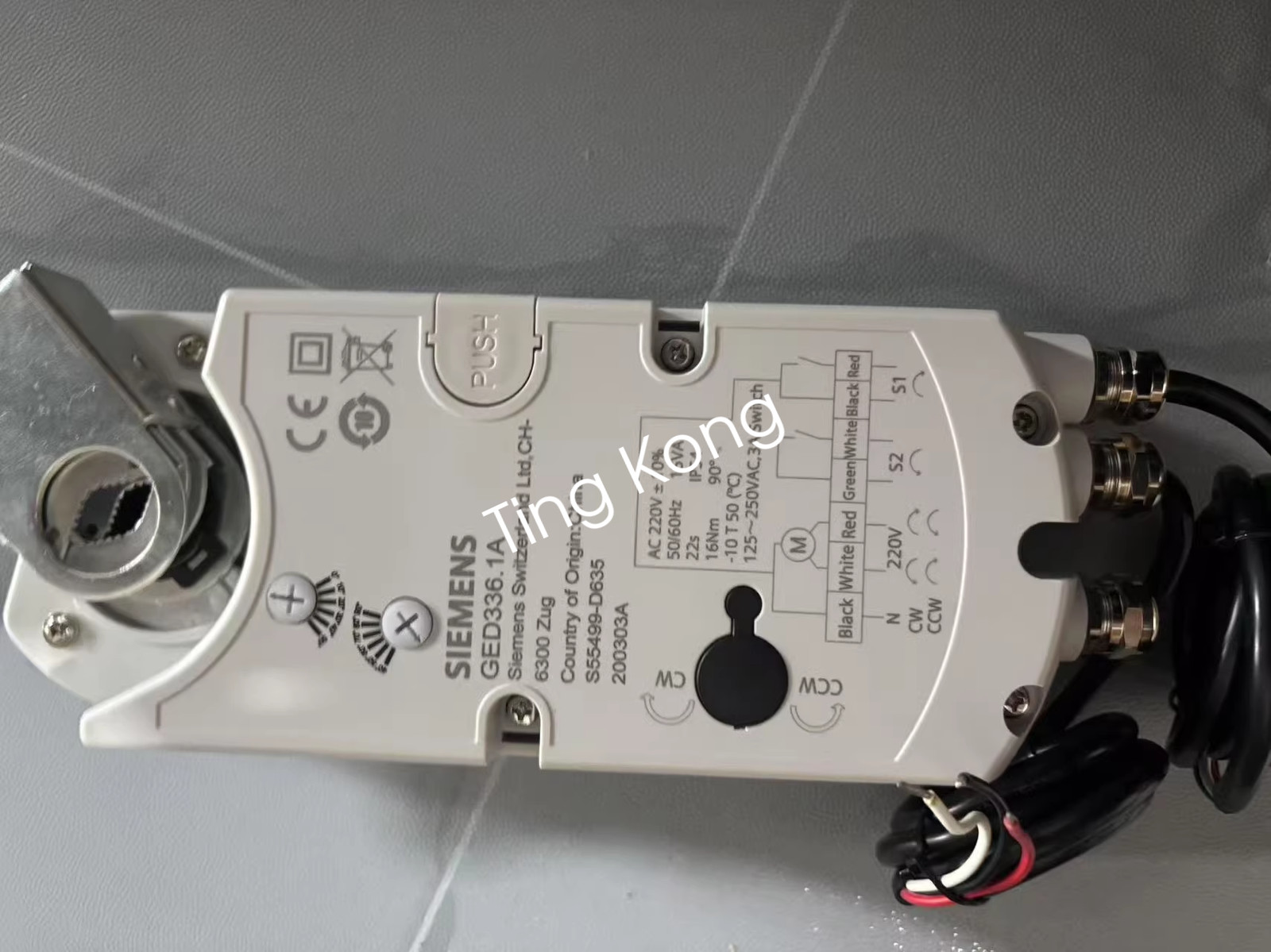 1PCS GED336.1A/16Nm SIEMENS  Quick electric air valve actuator NEW