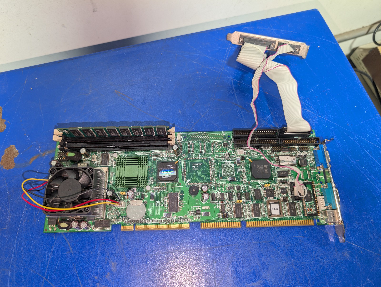 Advantech PCA-6178 PCA-6178V Rev.C1 Industrial Single-Board Computer, 256MB RAM