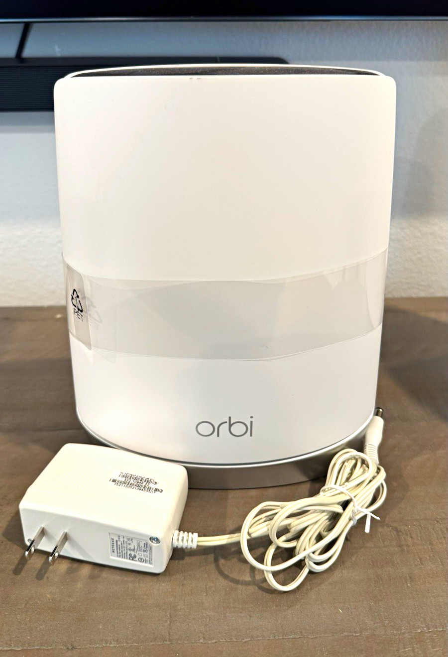 NETGEAR Orbi Satellite RBS750 Tri-Band WiFi 6 Router 4200 Mbps White/Silver