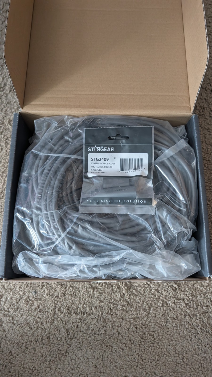 STARGEAR Starlink Cable 150FT for Standard Actuated Gen 2