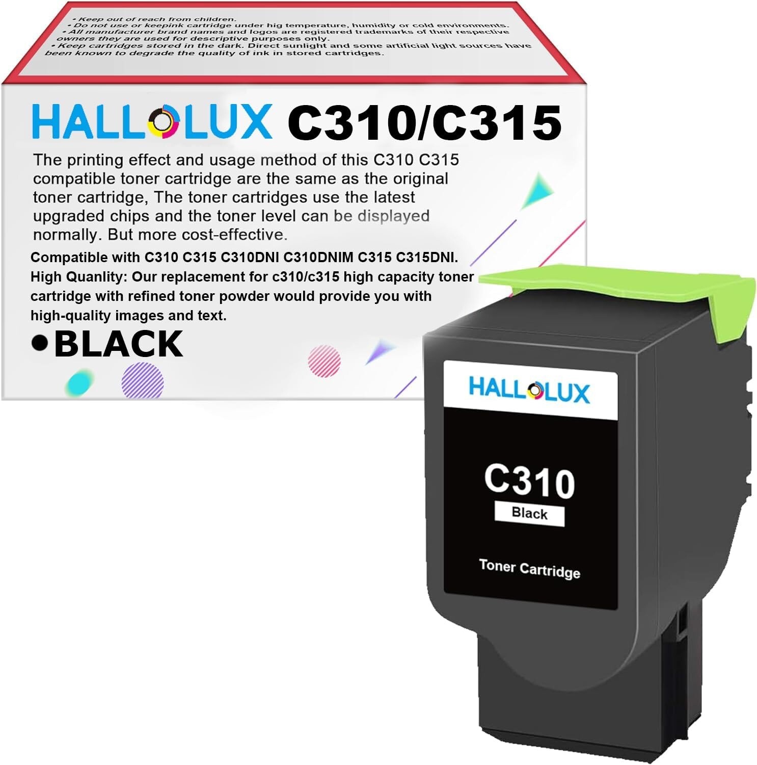 C310 C315 Toner Cartridge Replacement for Xerox C310DNI C315DNI Printers - NEW