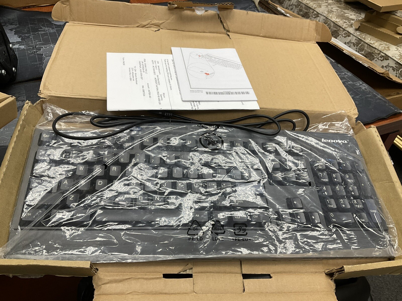 Genuine Lenovo KUS0866 SMART CARD Keyboard