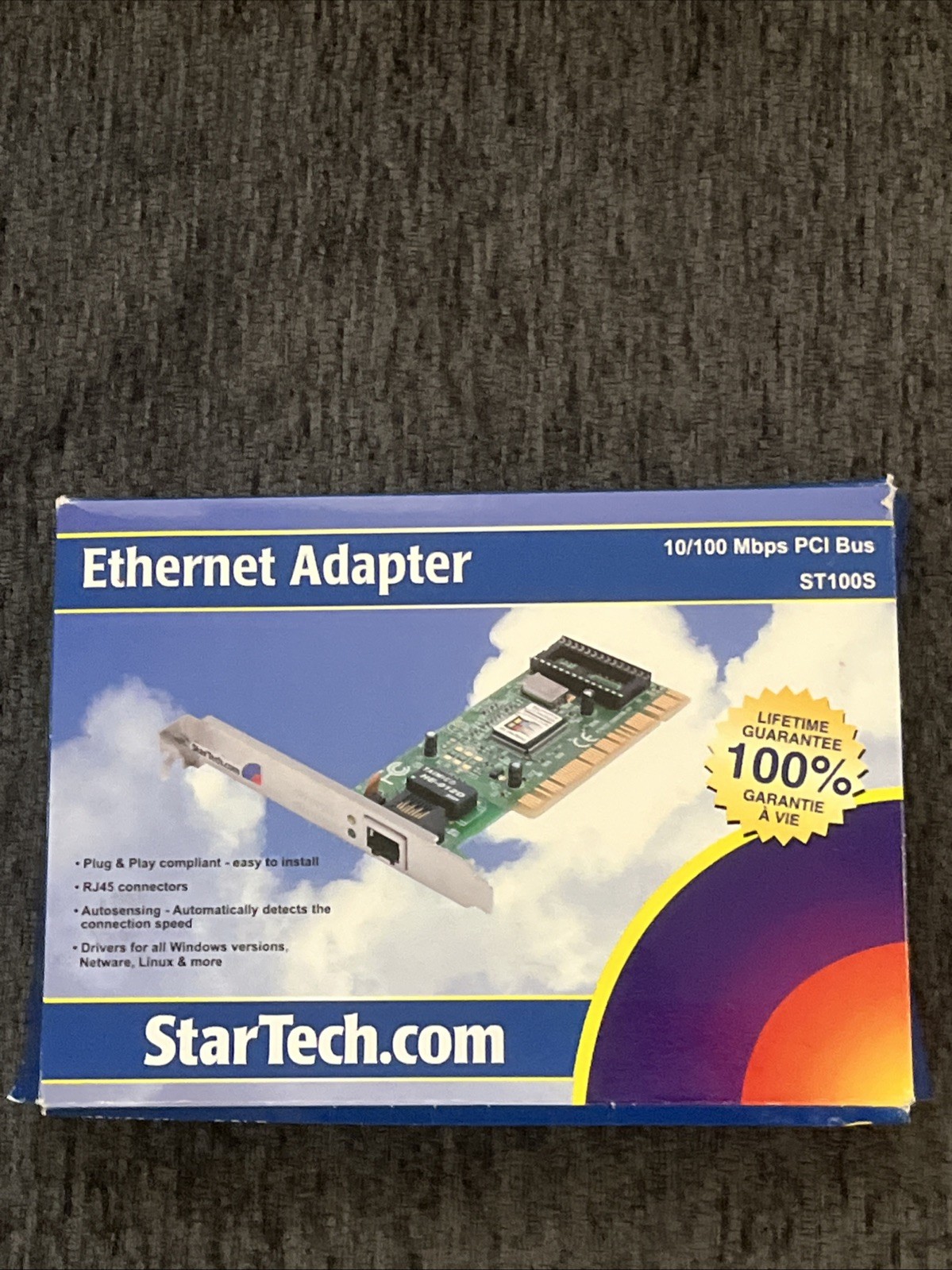 StarTech ST100S 1 Port PCI 10/100Mbps Ethernet Network Adapter Card