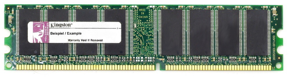 128MB Kingston DDR1 RAM PC2100U 266MHz KVR266X64C2/128 Memory Memory
