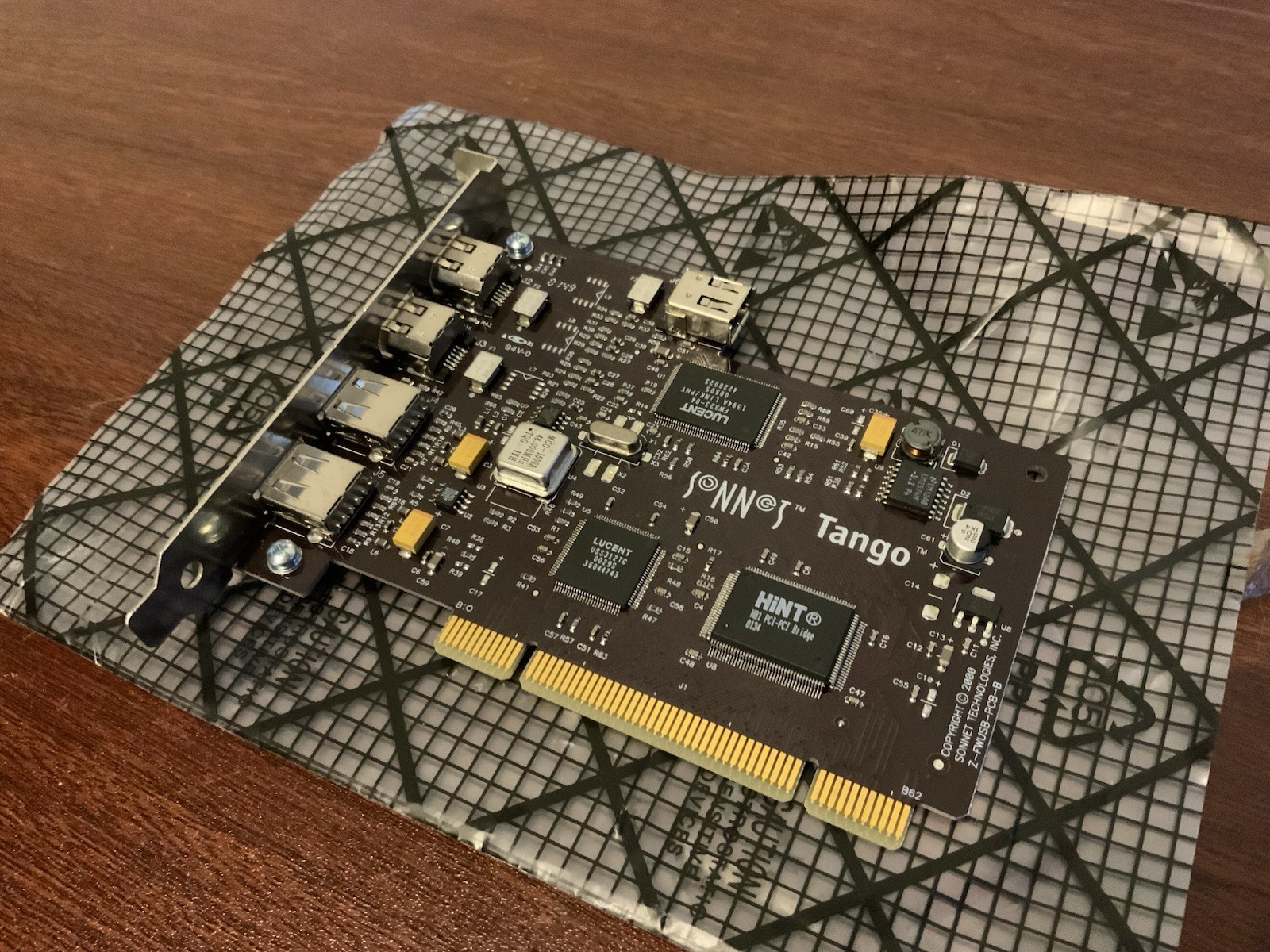 Tested Working Sonnet Tango USB Firewire PCI Card For Vintage Macintosh TAM G3